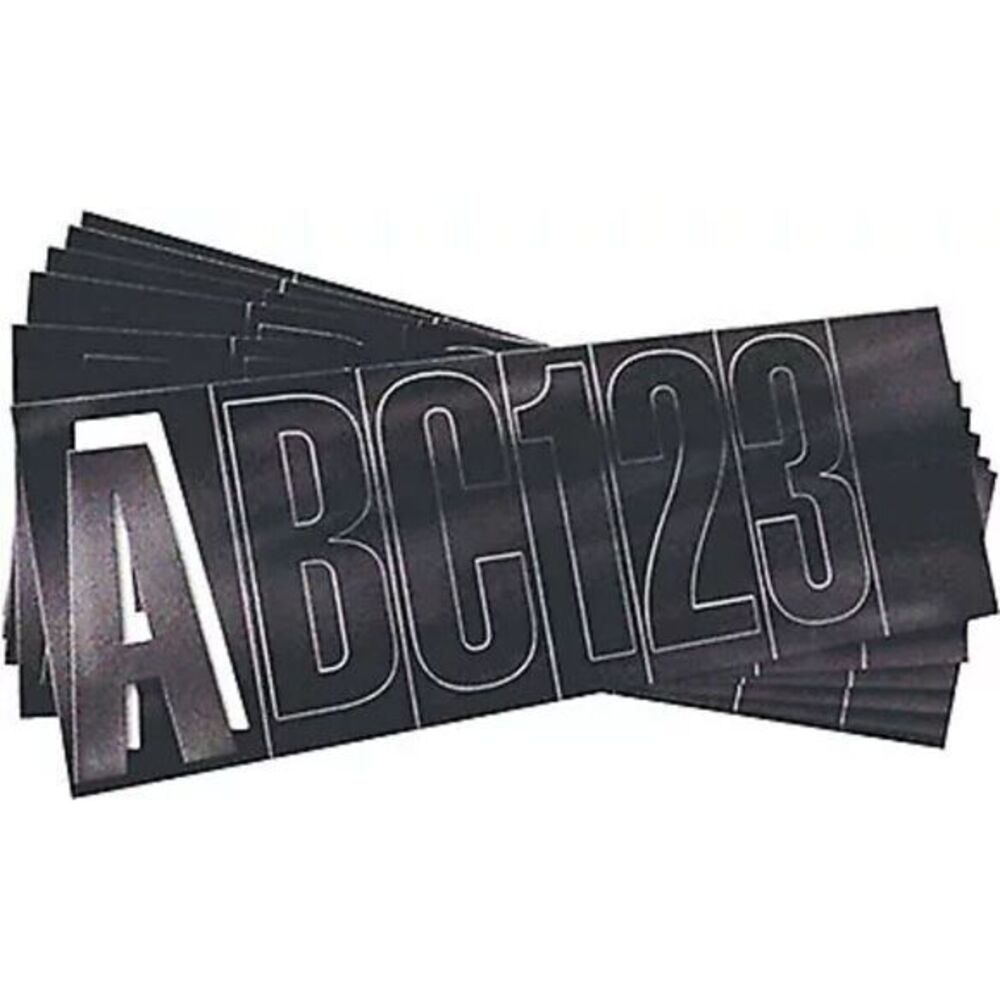 SeaSense 3" black adhesive letter and number kit 50073820
